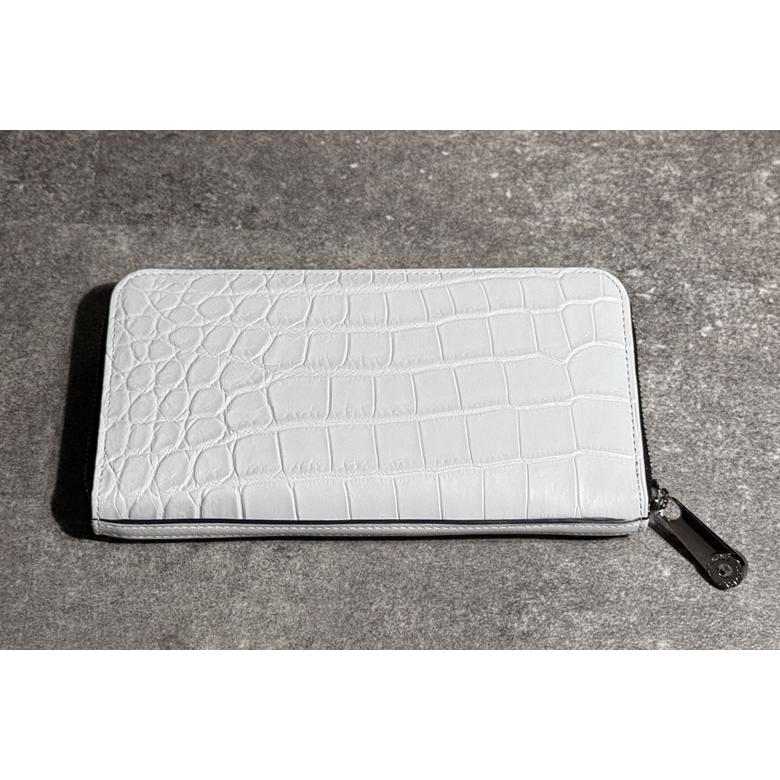 CREEZAN BLUE MOON ZIPPER LONG WALLET ワニ革 クロコダイル 財布 長
