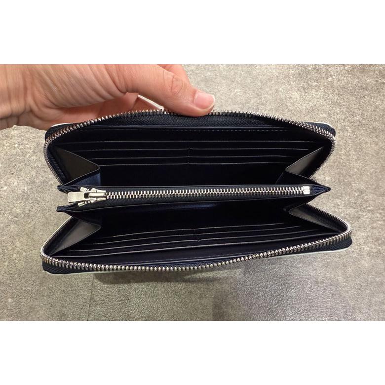 CREEZAN BLUE MOON ZIPPER LONG WALLET ワニ革 クロコダイル 財布 長財布 ロングウォレット 本革 レザー 鰐 豊岡鞄認定品 CBMJ-003-01の画像