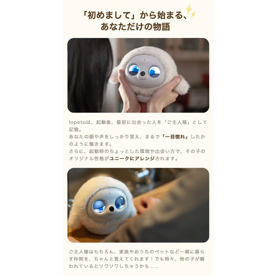 S*i様 日本正規版 AIペット lopeto（ロペット） 未開封新品 暮らしに、小さなぬくもりを。心を通わせるAIペットlopeto｜マクアケ