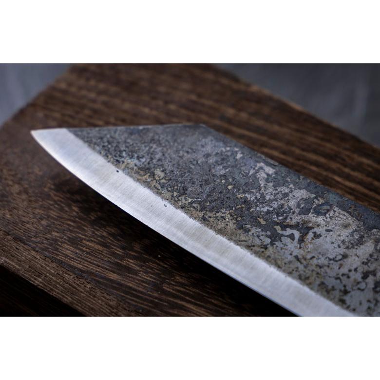 四郎國光 鍛造黒打包丁 KUROUCHI BUNKA 鍛冶屋 手作業 安来鋼 三徳包丁