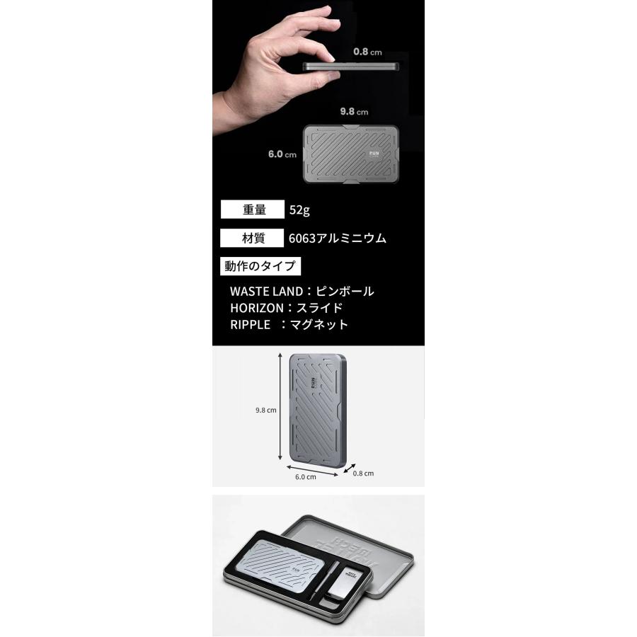 Mech Wallet メックウォレット ワンタッチ スライド 精密ギミック