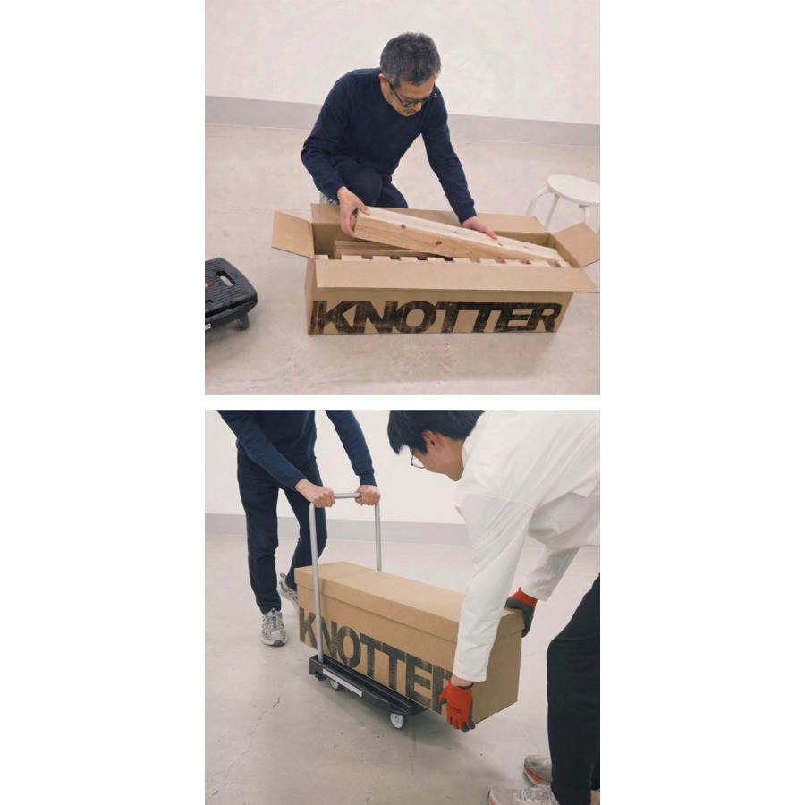 すのこベッド フレーム セミダブル 天然木 国産杉 KNOTTER RAFT semi