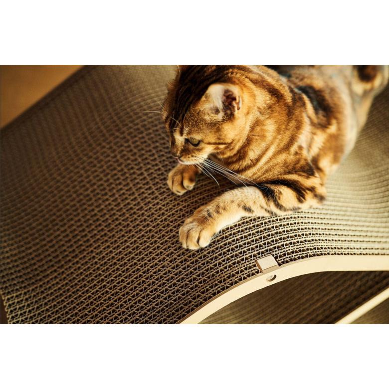 Cat Cellar mini ホワイト 爪とぎ 爪研ぎ 猫 おしゃれ ゴミが出にくい