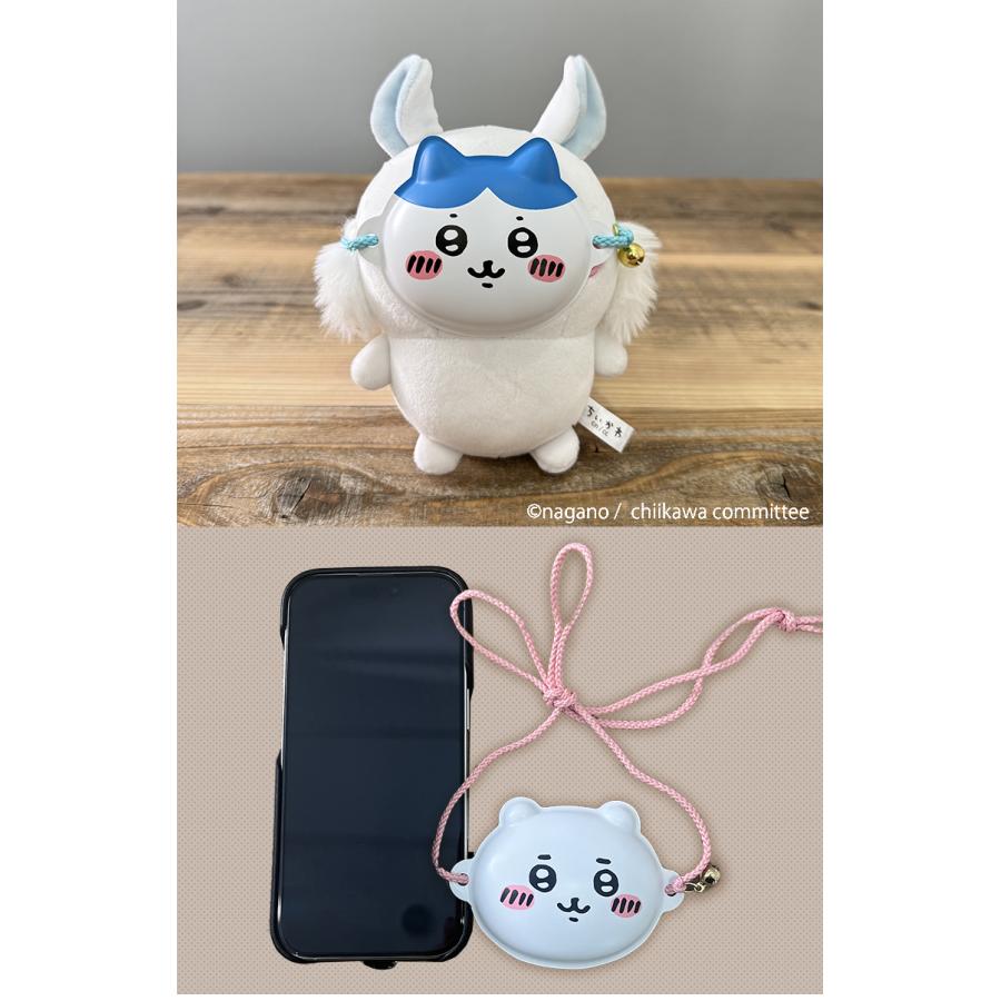 ちいかわミニお面 3種（単品）【鈴・紐付き】うさぎ ハチワレ ペット用