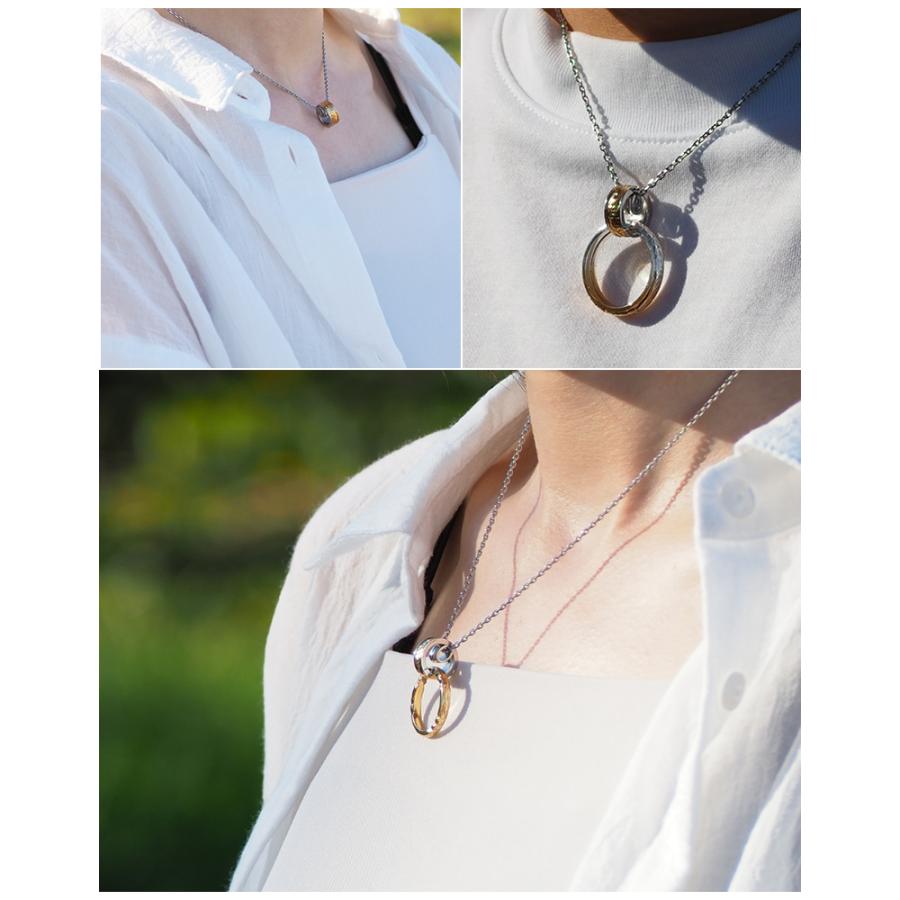 laki+ 指輪用ネックレス ハワイアンリングホルダー リングホルダー