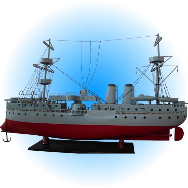戦艦鎮遠ちんえん Chen Yuen100cm 木製手作り 大型 帆船模型 完成品
