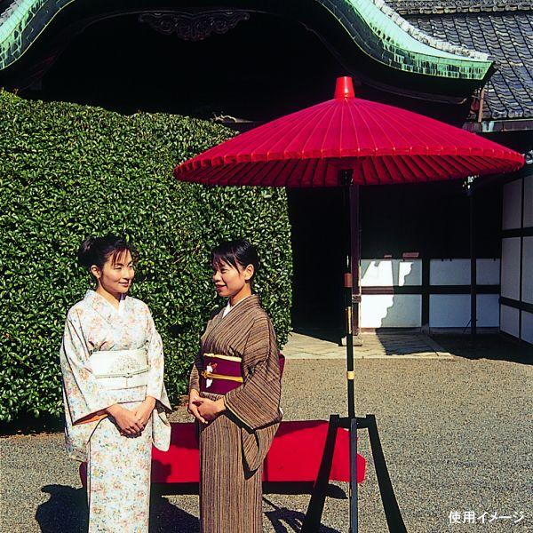 京和傘 妻折野点傘 3.5尺 色:赤 日吉屋 直径195cm×高246.3cm 京和傘 妻折野点傘 3.5尺 色:赤 日吉屋 直径195cm×高246.3cm