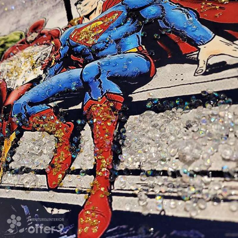 アートパネル 水晶絵 アートフレーム アメコミ マーベル