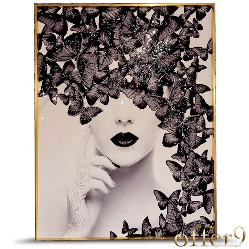 アートパネル 水晶絵 インテリアフレーム おしゃれ 玄関 大型 人物