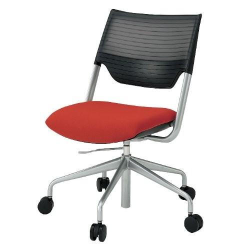 イトーキ レクシブチェア 回転脚タイプ エラストマーバック Z5フレーム 肘なし D6 バーミリオン KLC-850GP-Z5D6