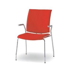 トキオ Fmp 4a ミーティングチェア 4本脚肘付タイプ クリアブルー Fakfakkab Go Id