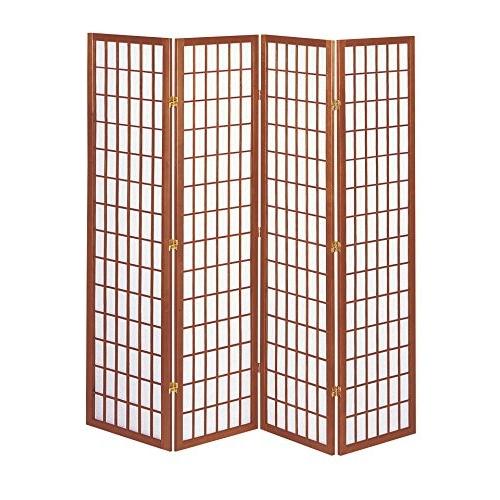 アジアンレトロ 装飾彫り 透かし彫り 木製 4連パーテーション 間仕切り 衝立 8ced7a23232c3933f340fe88b0bcfb