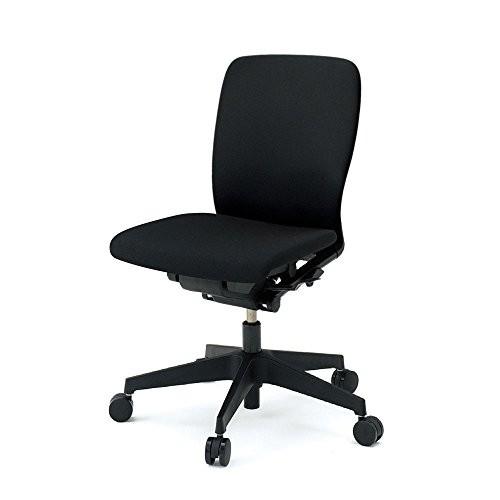 イトーキ デスクチェア フルゴチェア ローバック 布張り 肘なし ハンガー付 ベース T1色×張地 T1 ブラックT KF-440GB