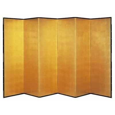 コクヨ 金屏風 7尺6曲 特選洋金平押 幅3510×奥行き355×高さ2100MM