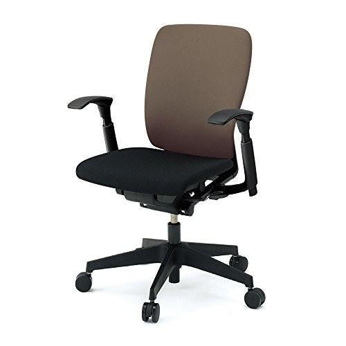 イトーキ デスクチェア フルゴチェア ハイバック 布張り コンビカラー 可動肘付 ベース T1色 本体 脚部ブラック 張地 T1K2