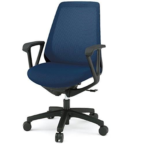 イトーキ メッシュチェア ノナチェア 固定肘付 本体色 T1 ブラック KZ-336JB-T1B2