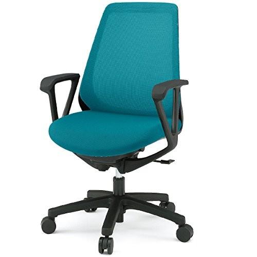 イトーキ メッシュチェア ノナチェア 固定肘付 本体色 T1 ブラック KZ-336JB-T1A3