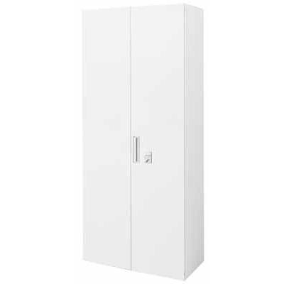 コクヨ エディア 収納システム 高さ2100MMタイプ 下置き 両開き扉 ダイヤルロック 幅900×奥行き450MM カラー SAW ホワイ