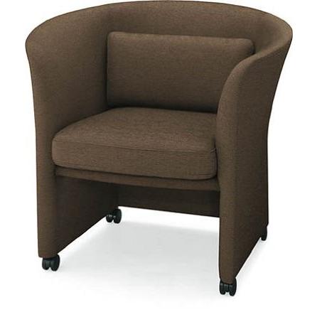 コクヨ ロビーチェアー ラウンジコルテアシリーズ アームチェアー キャスター付 カラー KQC5