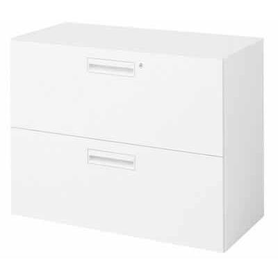 コクヨ エディア 収納システム 高さ700MMタイプ 下置き ラテラル2段 幅900×奥行き400MM カラー F1 ナチュラルグレー