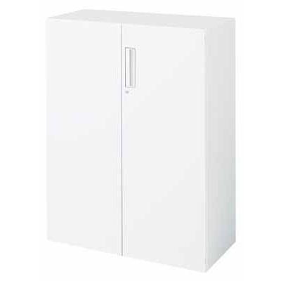 コクヨ エディア 収納システム 高さ1185MMタイプ 下置き 両開き扉 幅900×奥行き400MM カラー SAW ホワイト