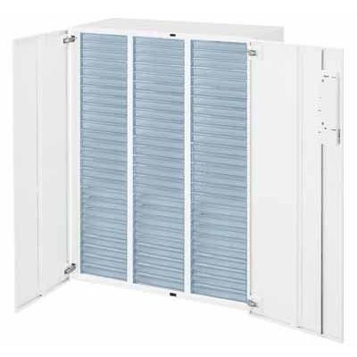 コクヨ エディア 収納システム 高さ1185MMタイプ 下置き 扉付きトレーユニットA4浅型 幅800×奥行き400MM カラー SAW ホワ