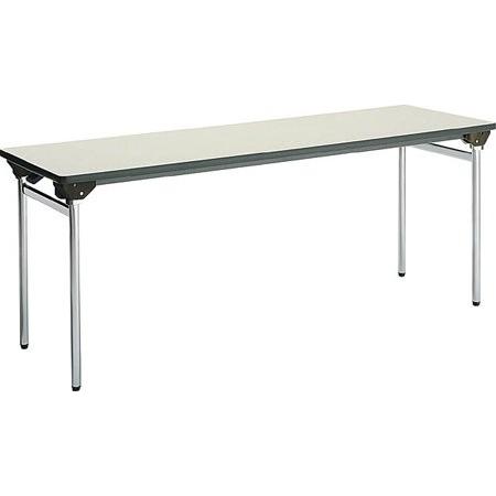 コクヨ 折りたたみ机 長机 KT-500シリーズ 丸脚メッキ 棚なし 幅1800×奥行き450MM 天板カラー P1F