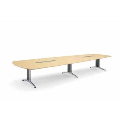 コクヨ   大型会議テーブル WT-200シリーズ ウイング型 メラミン天板 配線付き 幅4800MM×奥行き1600×高さ720MM カラー｜offic-one