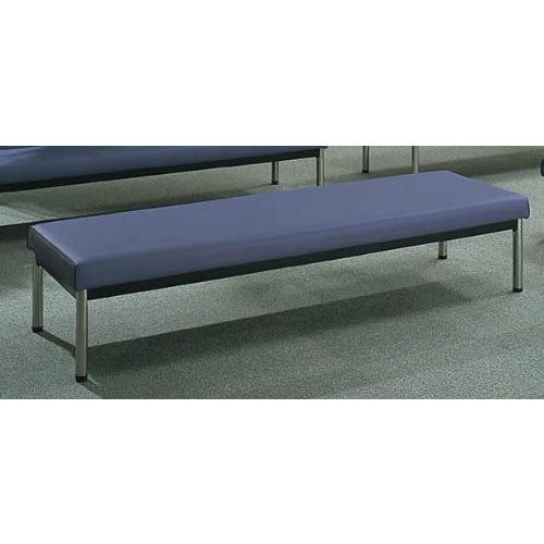 コクヨ ロビーチェア150 丸パイプステンレス脚 幅1800MM×奥行き460MM布 カラー HSQ3