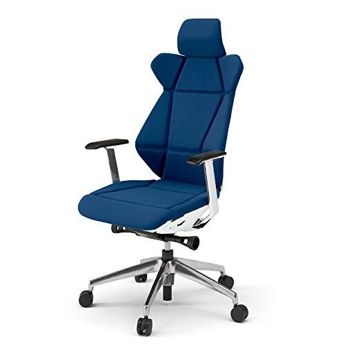イトーキ デスクチェア オフィスチェア フリップフラップ ヘッドサポート付 固定肘付 ハンガーなし KF-825GC-ZWB2