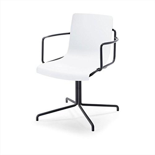 コクヨ　ミーティングチェア DAYS OFFICE OFFSET FRAME XY-COF4E6APAWN 十字脚 肘