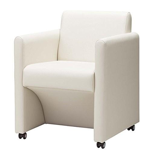 生興 ミーティングチェアー MCD-520シリーズ 肘付 ビニールレザー張り MCD-520VC ネイビー