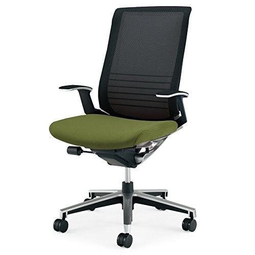 コクヨ　オフィスチェア インスパイン CR-GA2503E6GMQ5-W ハイバック T型肘 ブラックフレーム 背フ