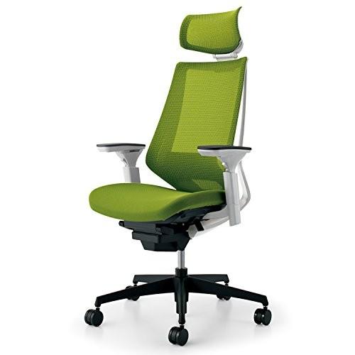 コクヨ オフィスチェア デュオラ CR-G3035E1KZQ4-W ヘッドレスト付