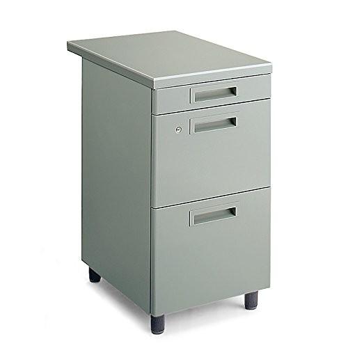 コクヨ　オフィスデスク SR型デスク SD-SR10E2NN 脇机 3段 奥行63.5CM グレー