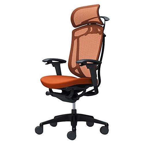 オカムラ オフィスチェア コンテッサ セコンダ 可動肘 エクストラハイバック 座 クッション オレンジレッド Cc88mr Fpd8 Avalskitoranj Rs