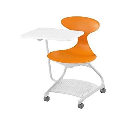 コクヨ ミーティングチェア CAMPUSUP キャンパスアップ CAC-200E1ST-W ソフトタンジェリン