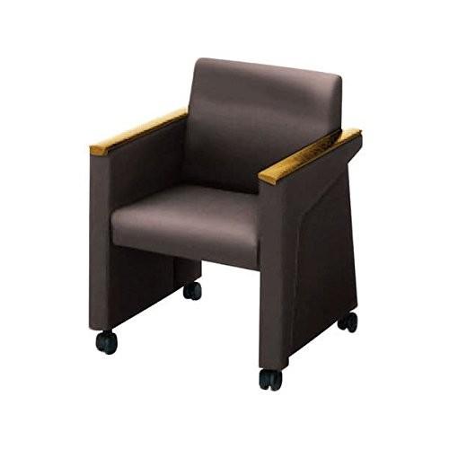 コクヨ ミーティングチェア エグゼクティブタイプ CECIL セシル CE-K235W23-CL ダークブラウン