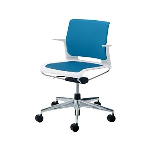 コクヨ オフィスチェア ミーティングチェア CARAVEL カラベル CR-GM648PAW-V ターコイズ