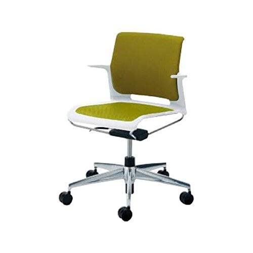 コクヨ オフィスチェア ミーティングチェア CARAVEL カラベル CR-GM648PAW-W ライトオリーブ