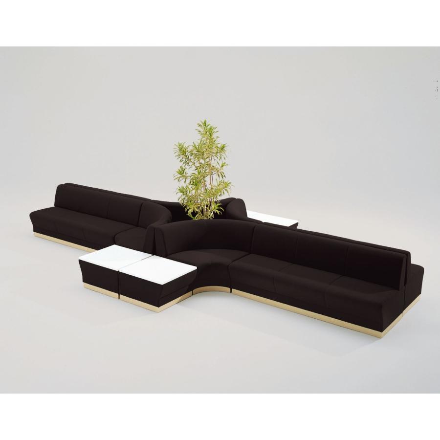 ライオン事務器 品番39847 ロビーチェアー　脚付タイプ　背付・1人掛　LC-6411F ダークブラウン