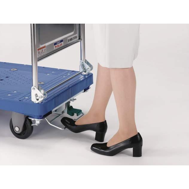 ライオン事務器 品番57596 台車用ペダル式ブレーキ