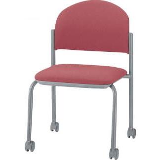 ライオン事務器 品番69559 ミーティング用チェアー　No.2316F　ローズ