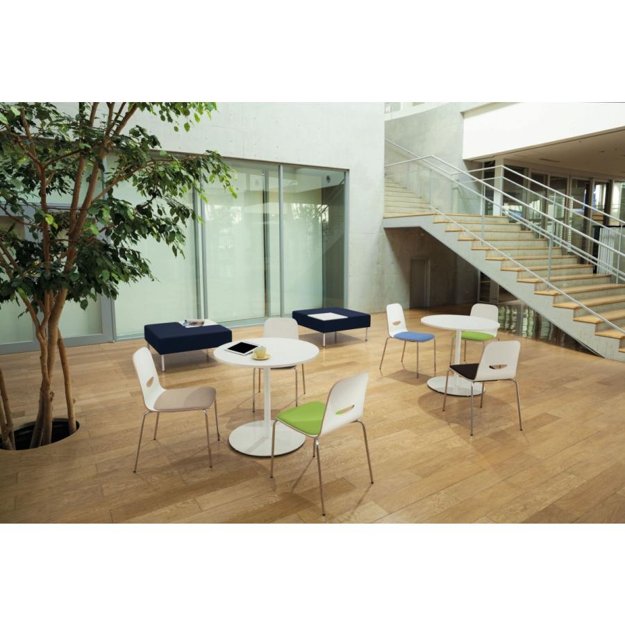 ライオン事務器 品番74893 ハイテーブル　長方形（W1500）　No.7516H　天板：ナチュラル