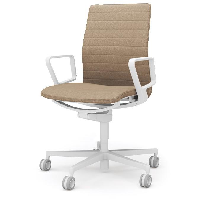 コクヨ品番 C01-W152CU-W1K1K1 オフィスチェア　ファブレ　肘付き W680xD540xH425 ファブレ