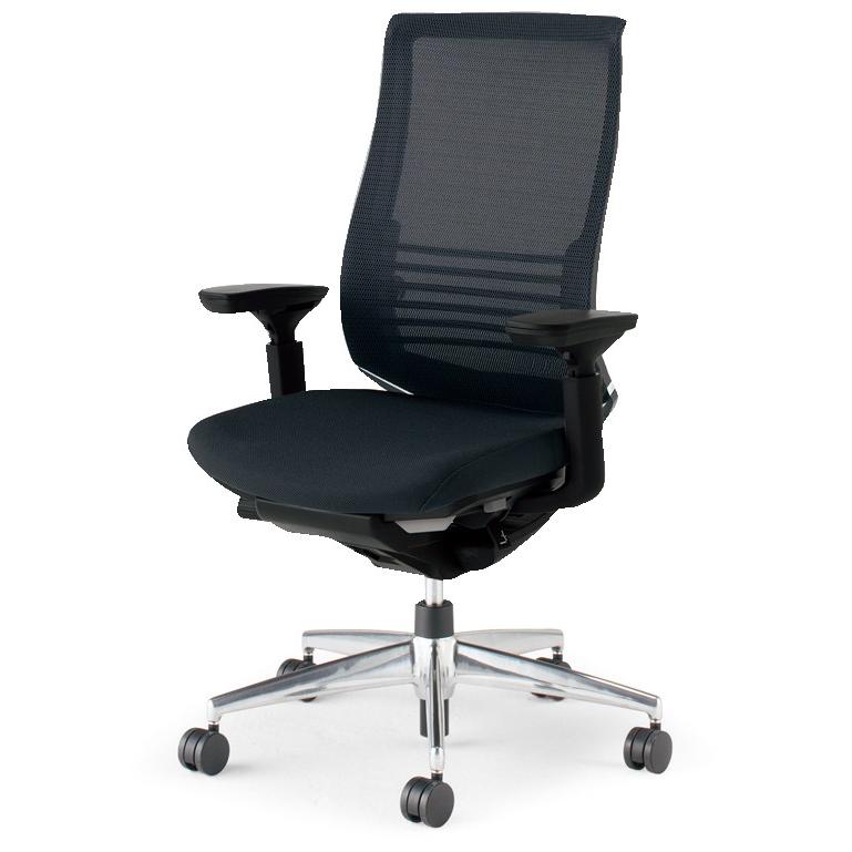 コクヨ品番 CR-A2833E6GME6-WN オフィスチェア　ベゼル　ファンクショナルタイプ可動肘 W680xD565xH1000 ベゼル