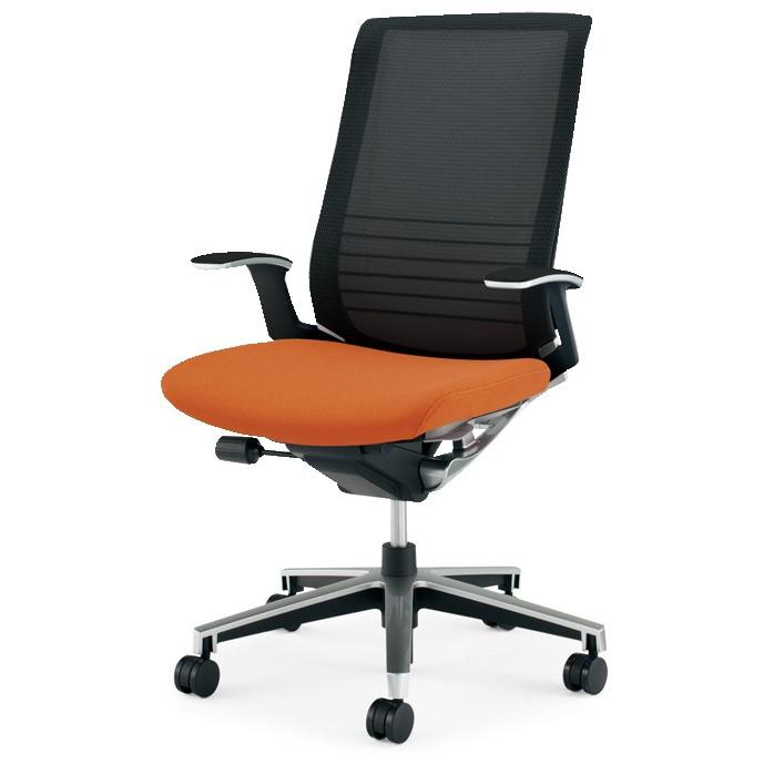 コクヨ品番 CR-GA2503E6GMY3-W オフィスチェア　インスパイン　ハイバックＴ型肘 W680xD605xH985 インスパイン