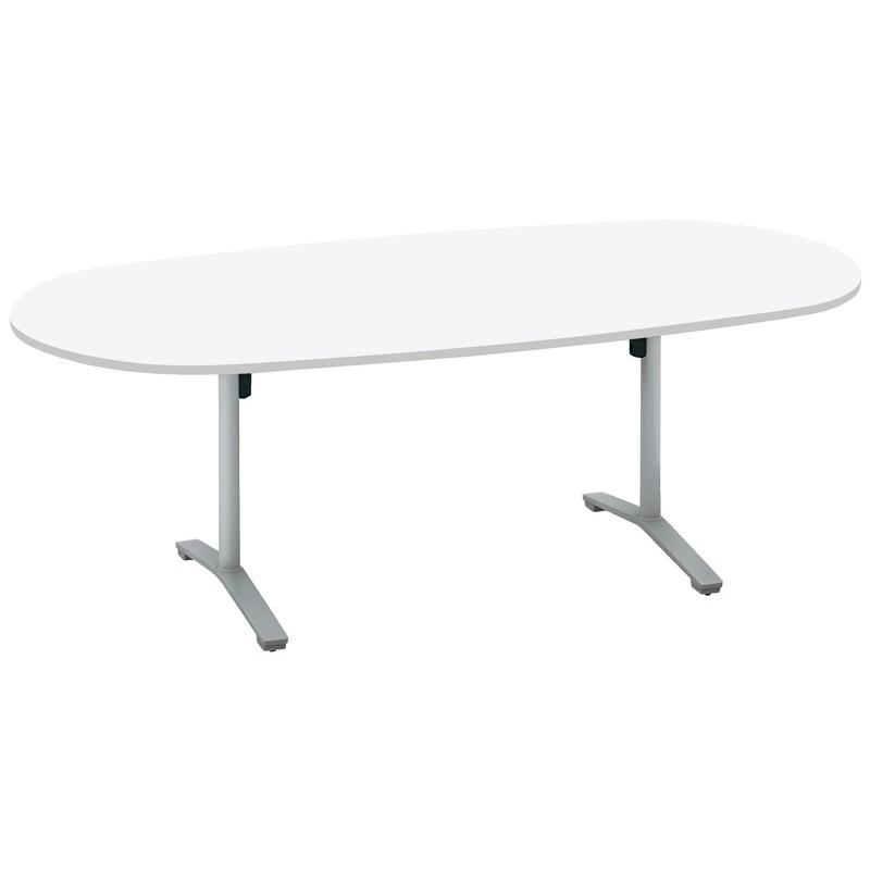 コクヨ品番 MT-VD211P81MAW-E 会議テーブル　ビエナ　固定楕円天板　塗装脚アジャスター W2100xD1050xH720 ビエナ