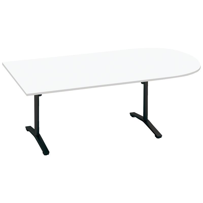 コクヨ品番 MT-VU241E6AMAW-C 会議テーブル　ビエナ　固定Ｕ字形天板　塗装脚キャスター W2400xD1050xH720 ビエナ