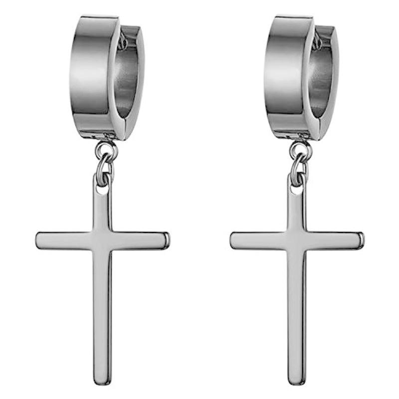 選べる配送時期 ｊｅｗｅｌｒｙｗｅ ピアスフープ クロス ステンレス イヤリング 十字架 オシャレ 軟骨ピアス メンズ レディース ロック系 パンク系 ファ Allianceportregion Com